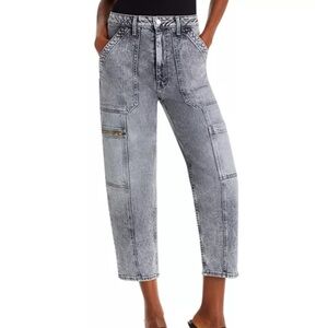 MOTHER Zip Cargo Jeans washed grey -size 29